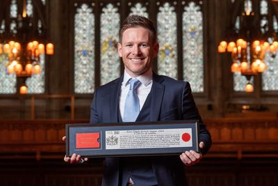 Eoin Morgan ‘immensely proud’ to receive Freedom of the City of London