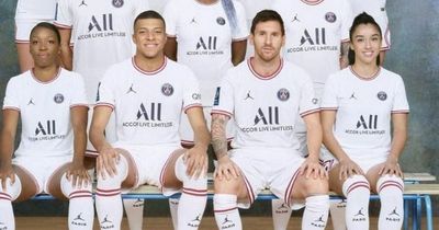 Why Lionel Messi's football boots were blacked out in latest PSG team photo