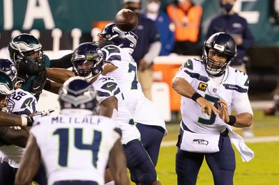 Fans react to Colin Cowherd urging Eagles to trade four 1st-round picks, Darius Slay to acquire Russell Wilson