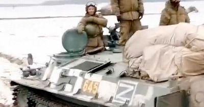 Chilling meanings behind sinister 'Z' symbol on Russian tanks include 'Zorro sqaud'