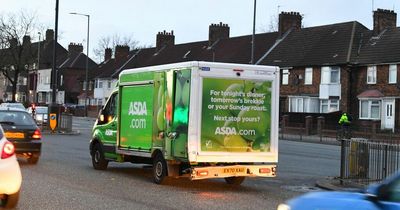 Two injured as Asda delivery van and bus crash on busy road