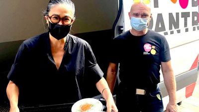 Kylie Kwong joins South Eveleigh eateries to cook Friday meals for 'tired and exhausted' RPA hospital staff