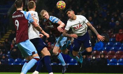 Ben Mee’s header sinks Tottenham and throws Burnley another lifeline