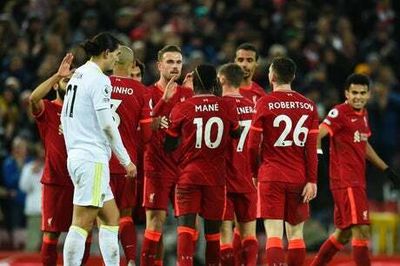 Liverpool 6-0 Leeds: Jurgen Klopp’s side close in on Man City after emphatic win