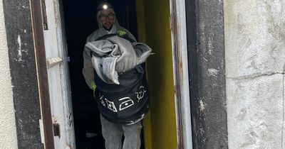 Inside house of horrors as squatters leave waste piled from floor to ceiling