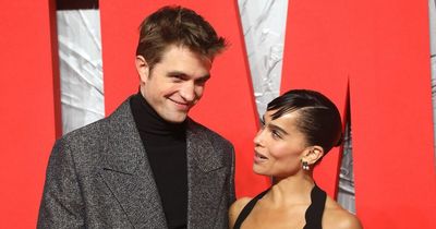 Zoe Kravitz wears daring cut-out dress at The Batman premiere with Robert Pattinson