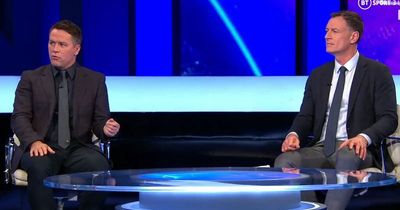 Chris Sutton calls former Liverpool striker Michael Owen a 'caveman' during intense television debate