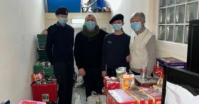 Rutherglen foodbank receives donation from Sea Cadets