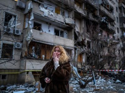 In pictures: The human cost of modern warfare as Russian invasion sets Ukraine ablaze