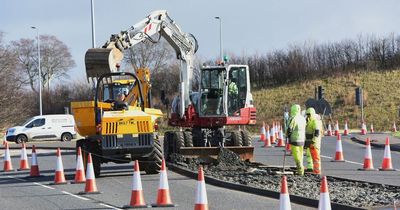 Whitletts roundabout: Roadworks underway on busy Ayrshire route as drivers braced for delays