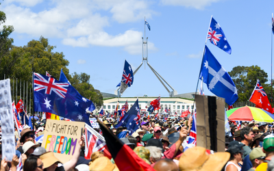 Canberra protesters’ farmland campsite ‘a humanitarian disaster in the making’