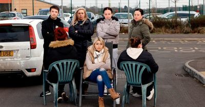 Bridgend backs down on parking at Brynmenyn primary school after parents form barricade