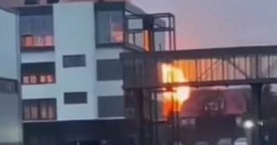 Cruise missile slams into Ukrainian airport as Russian attack helicopters circle Kyiv