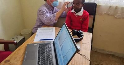 Lanarkshire charity founder invents solar powered audio aid to help Kenyan children hear for the first time