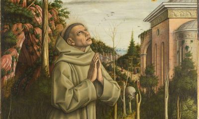 Carlo Crivelli: Shadows on the Sky review – fruity fun with the rogue of the Renaissance