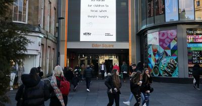 Why a huge billboard has appeared in Newcastle city centre that's 'impossible to focus on'