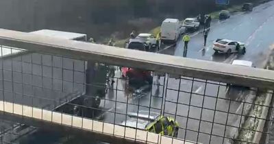 M5 crash near Weston leaves six people in hospital after huge emergency response