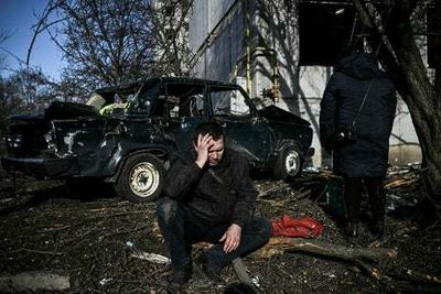 In pictures: Russia invades Ukraine - explosions and tanks on the streets