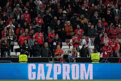 German soccer club removes Russian firm Gazprom from jerseys