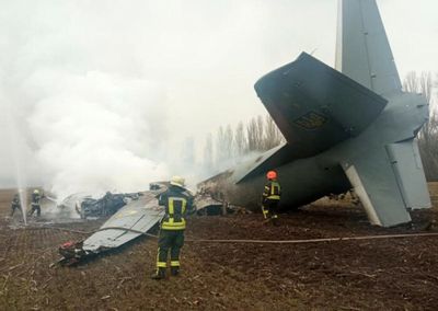 Ukrainian military plane shot down, five killed