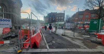 Woman's fury after tripping up on 'pothole' in Leeds city centre as she hits out at building company