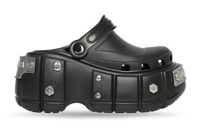 Balenciaga’s platform Crocs go full goth with the ‘HardCroc’