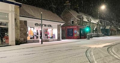 White across Perthshire snow closes schools