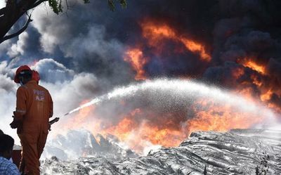 HDPE pipes gutted in Kurnool park