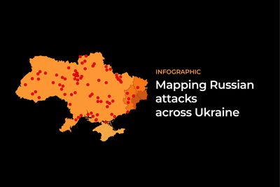 Mapping Russian attacks across Ukraine