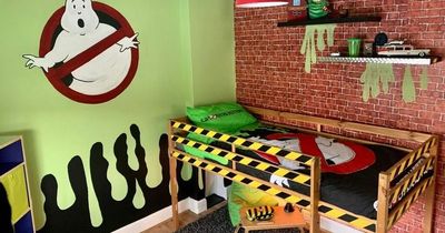 Mum gives son's bedroom an impressive Ghostbusters makeover for just £80