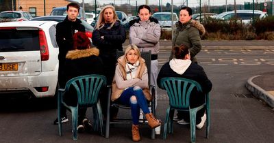 Parents win parking fight after using garden chairs to barricade school run cars