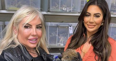 Geordie Shore's Chloe Ferry takes lookalike mum to visit abandoned animals at shelter
