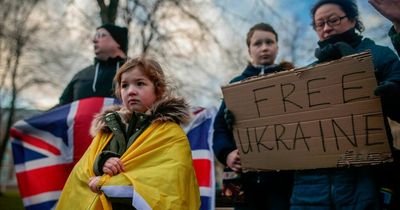Heartbroken Ukrainians speak of 'anger and frustration' during Bristol vigil