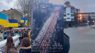 Explosions, Protests & Chernobyl: Here’s What Happened In Ukraine Overnight