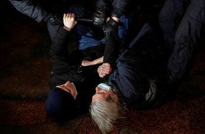‘Russia is against war’: Thousands rally in rare show of dissent