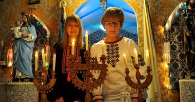 Candles of hope lit at Dumfries and Galloway Ukrainian chapel following invasion by Russian forces