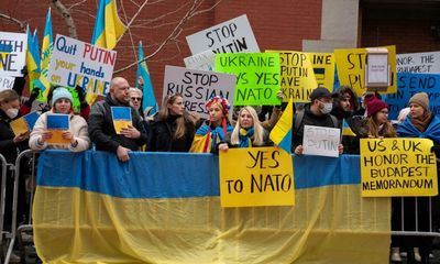 ‘Lot of determination’: Ukrainian Americans rally for their country