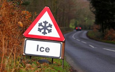 Icy conditions for rush hour motorists amid weather warning