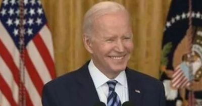 Piers Morgan accuses 'inappropriate' Joe Biden of laughing during Ukraine conference