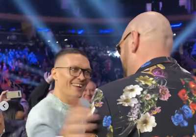 Oleksandr Usyk says he would fight Tyson Fury ‘with bare knuckles in the street’