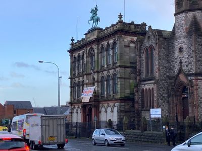Suspected human skull fragment discovered at Belfast Orange Hall