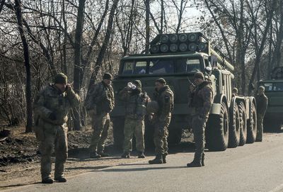 Russia says will only talk to Ukraine once Ukraine's military lays down arms