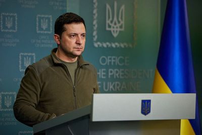 ‘Stay and fight’: Ukraine president bans men aged 18 to 60 from leaving country