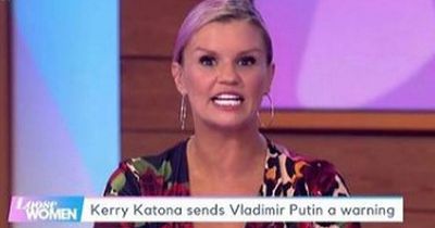 Kerry Katona's Vladimir Putin warning goes viral after her anti-war stance