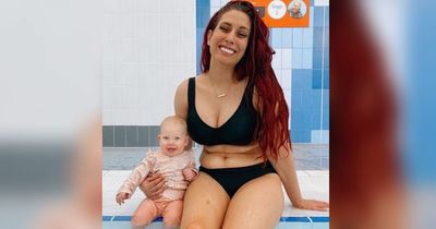 Stacey Solomon opens up about feeling 'insecure' about body during baby Rose's first swim