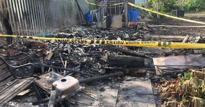 Homeless man started huge allotment fire in 'act of spite' after belongings were binned