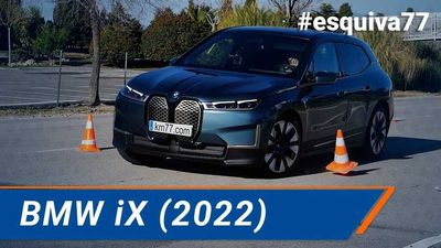 Watch BMW iX Perform The Moose Test: Better Than Tesla Model X