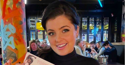 Pregnant Storm Huntley dances to Magic Mike in birthday present from husband Kerr Okan