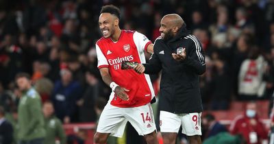 How Pierre-Emerick Aubameyang reacted to Alexandre Lacazette’s key role in Arsenal win vs Wolves