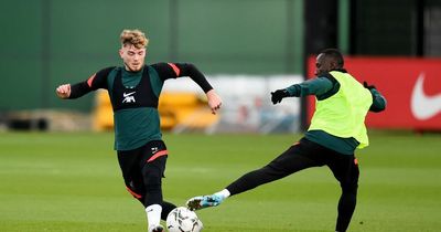 Four things spotted from Liverpool training as Diogo Jota remains a doubt for Carabao Cup final